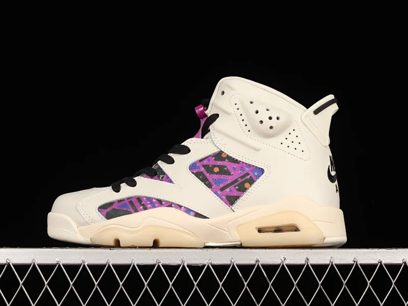 All categories Air Jordan Jordan series basketball shoes Air Jordan 6 Air Jordan 6 "Quai 54" AJ6 Joe 6 Khaki Purple CZ4152-101